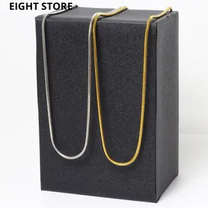 Kalung Titanium Pria/Wanita Model Casandra bulat 1.5 mm Anti Karat Dan Tidak Luntur.