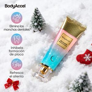 【BQ2】Bodyaccel Pasta dental / Nueva fórmula, derivada del extracto natural de durazno y niacinamida / Refresca el aliento / Cuidado bucal