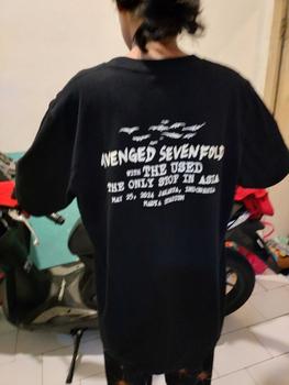 Product Review of Kaos Avenged Sevenfold The Only Stop In Asia Konser Distro Combed Pria Wanita Lembut Nyaman from k**n c**a 2
