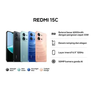 Xiaomi Redmi 15C 6/128GN | 8/256GB 6.9 Inch Garansi Resmi