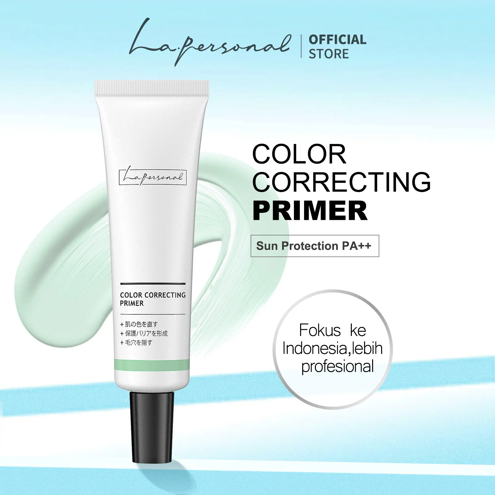 【BPOM】La.personal Primer Riasan Niacinamide Menutupi Pori-Pori Primer Wajah Cocok untuk Kulit Berminyak Riasan Wajah Jepang Primer Pelembab Primer Kulit Wajah Primer Perbaikan Warna 30g extract kusam flawless cosmetic Pore Minimising kering Foundation