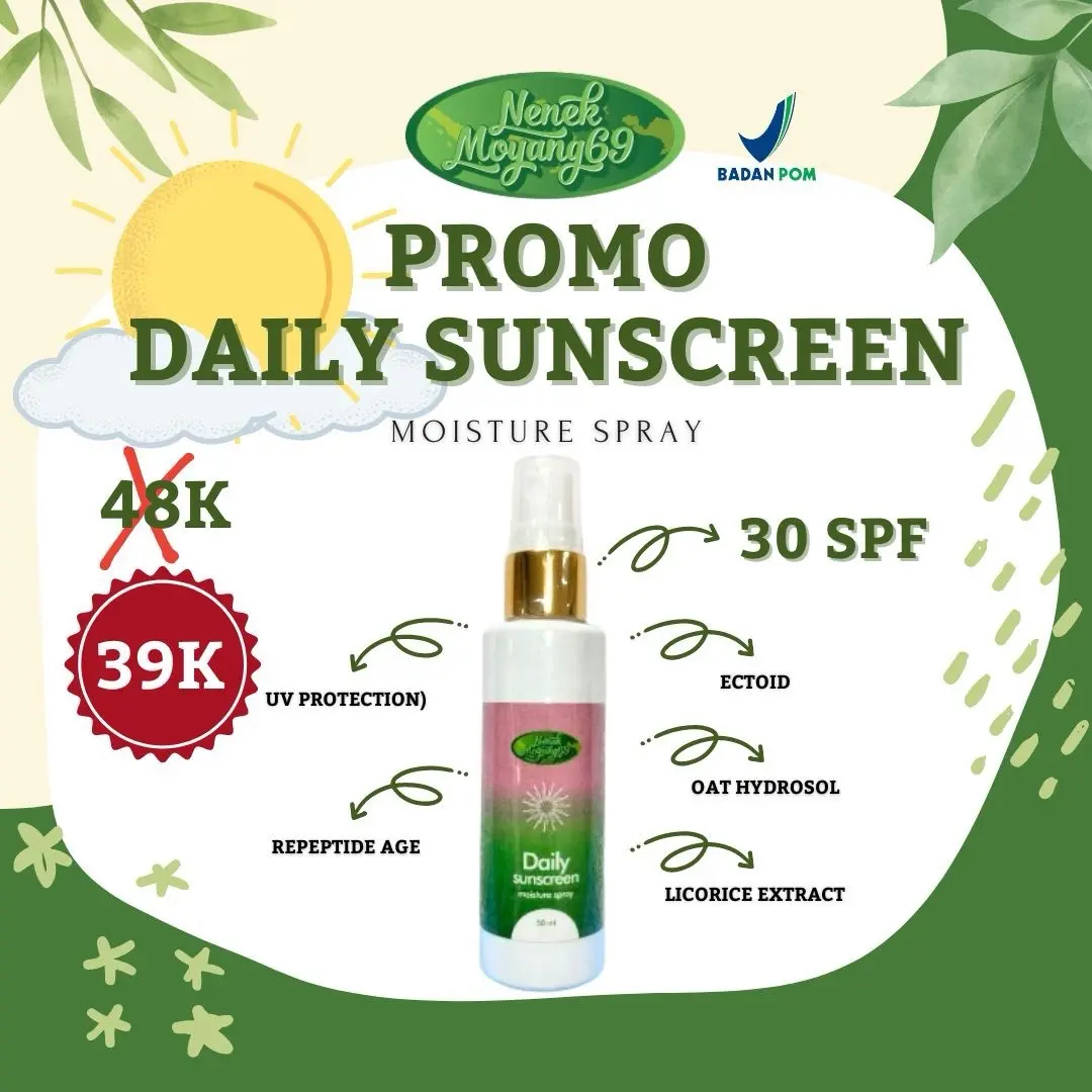 Daily Sunscreen Moisture Spray Nenek Moyang 69