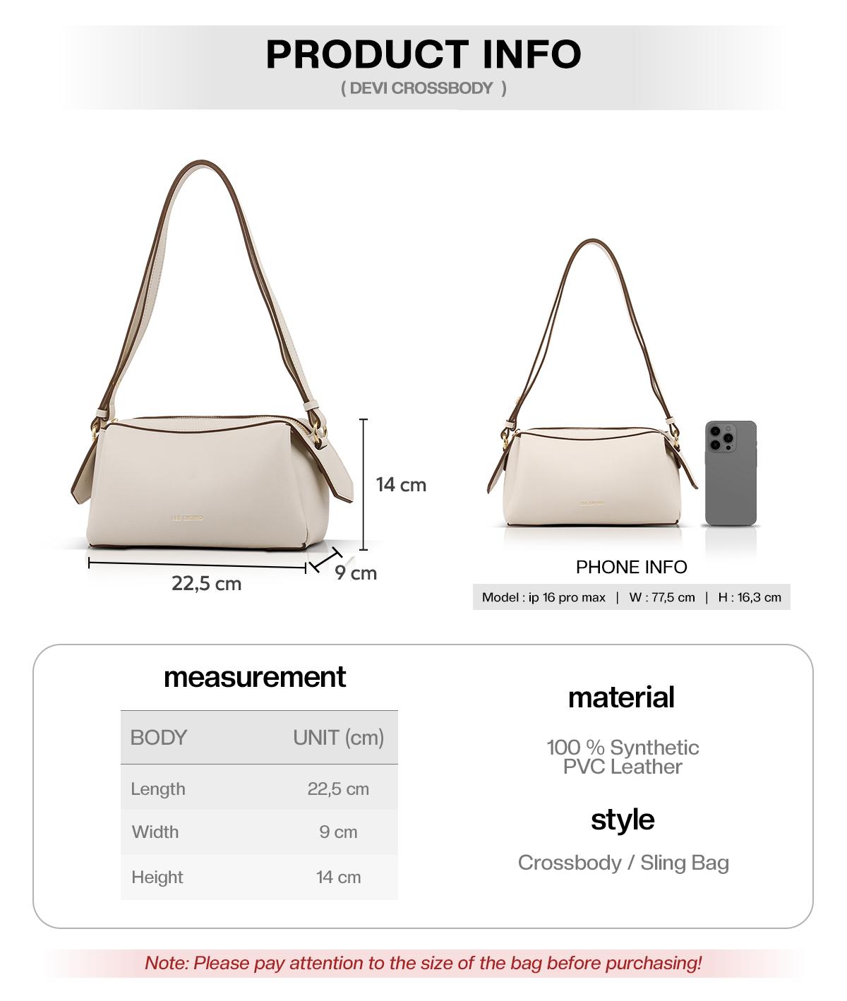 Tas Selempang Les Catino Devi Crossbody Tas Selempang Les Catino Devi Crossbody