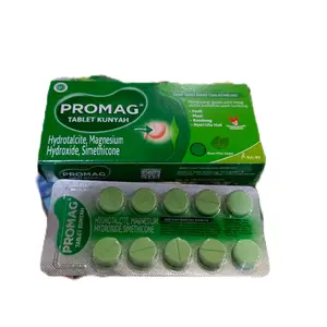 Promag Tablet Kunyah isi 3Blister Obat Perut Nyaman