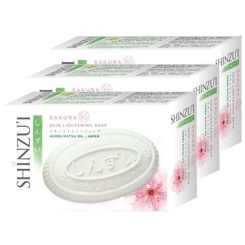 SABUN BATANG SHINZUI SKIN LIGHTENING 3 PCS 80GR 1