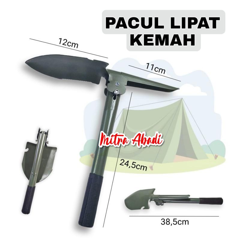 Pacul Lipat Kemah / Sekop Ransel Berkemah Multifungsi - Shop | Tokopedia