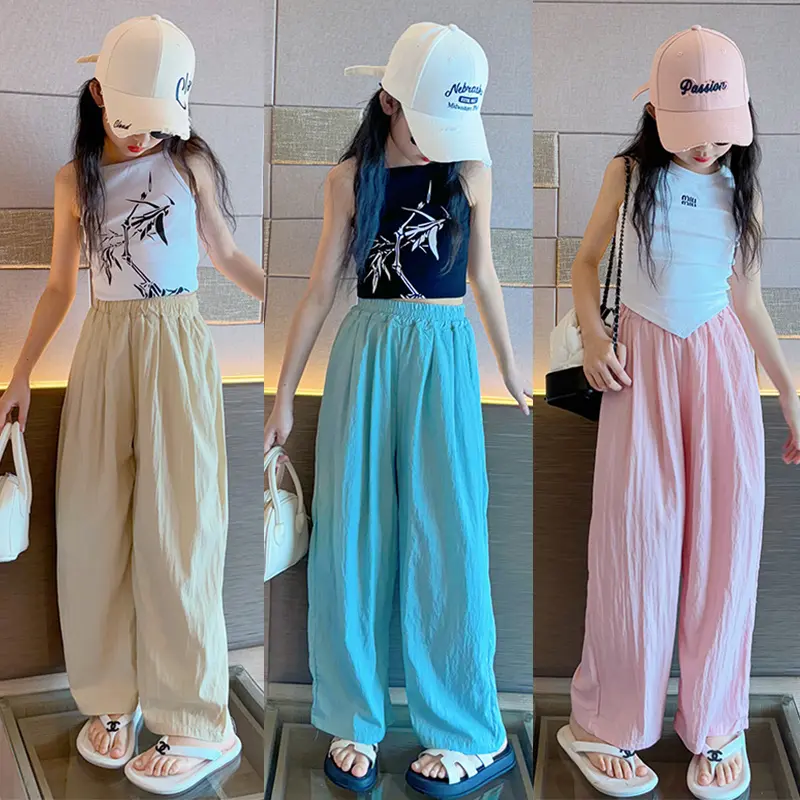 Kulot Anak Perempuan/ Celana Kulot Anak Perempuan/ Kulot Panjang Anak perempuan Korean Style/ Celana Kulot Anak Umur 4-15 Tahun