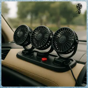 [COD] Kipas Angin Mobil 24V/12V Dual Head USB Pendingin Kuat untuk Truk dan Minibus - Bebas Bising dengan Daya Hisap Tinggi dan Rotasi 360 Derajat Cocok untuk Lantai Basah khusus mati lampu
