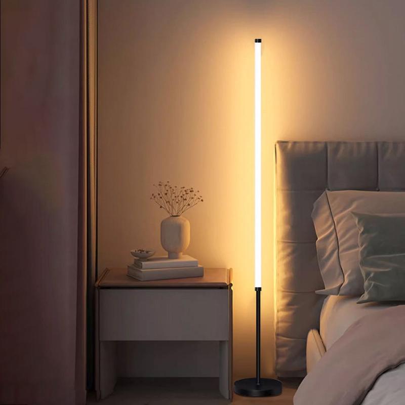 Product Introduction of LED Minimalist Floor Lamp , Height 100cm , Modern Line Design Standing Lamp Corner Lamp For Living Room / Bedroom / Study 8