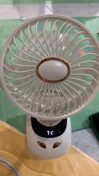 Product Review of Youcomm 15000 mAh Kipas Angin USB Clip Mini Fan Rotating Kipas Angin Meja Mini Jepit Portable LED Display Portable Fan Aromaterapi Kipas Angin N33 from D**y 0