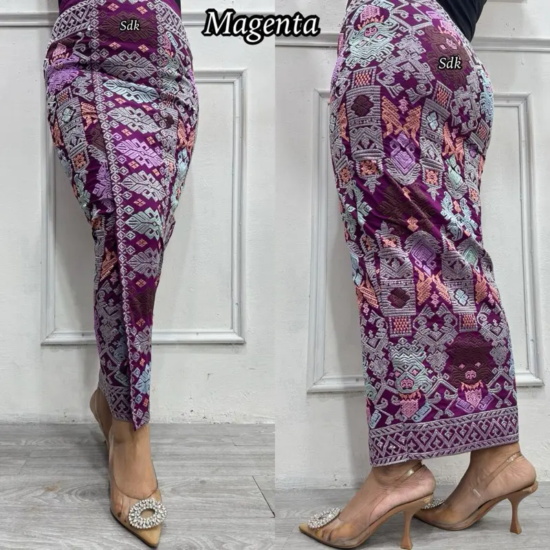 KAMEN JADI SONGKET BORDIR FULL STRAIT PERPADUAN WARNA”||terlariss 3