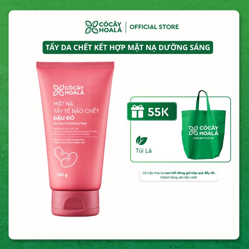 Combo Chăm Sóc Da Đậu Đỏ: Sữa Rửa Mặt Tạo Bọt Đậu Đỏ 150g, Mặt Nạ Tẩy Tế Bào…