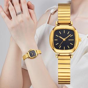 นาฬิกาผู้หญิง สแตนเลส กันน้ำ ควอตซ์ แฟชั่น ราคาไม่แพง หรูหรา ขายดี จาก CAINUOS