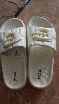 Product Review of Sandal Strip Wedges Wanita 720m Bahan Karet EVA Anti Slip Anti Licin Kekinian Trend from M**d A**z 0