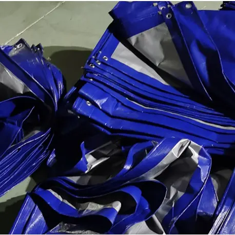 Terpal A5 2x3 Biru Silver | Terpal Tenda warung | Terpal Truck | Camping Outdoor waterproof 3