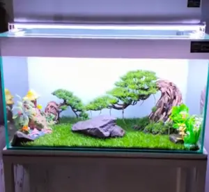 Rumput Sinetis Aquarium Ukuran 50cm x 25cm - dekorasi aquarium dan aquascape terlaris