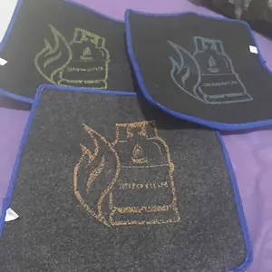 PROMO TERMURAH 3 PCS Alas Tatakan Tabung Gas LPG | Karpet Taplak Anti Slip Bulat Dapur