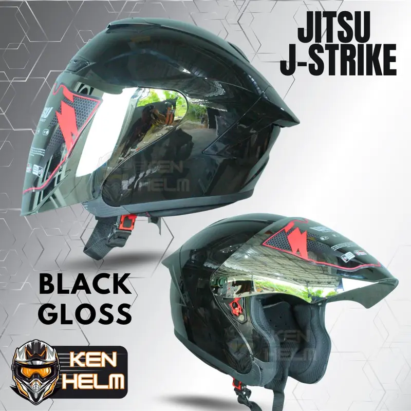 HELM JITSU J-STRIKE JS WARNA LENGKAP ORIGINAL, HELM HALF FACE TERLARIS, JITSU OFFICIAL SHOP 4