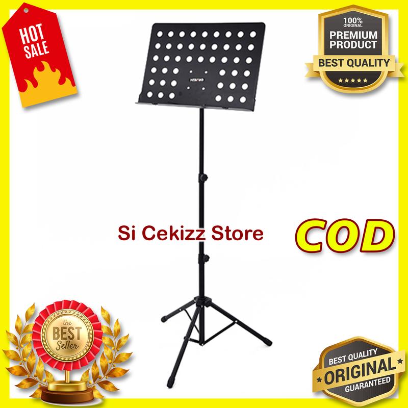 TaffSTUDIO Stand Partitur Musik Portable Folding Music Sheet Orchestra - P06HC Black – ORI PREMIUM 5