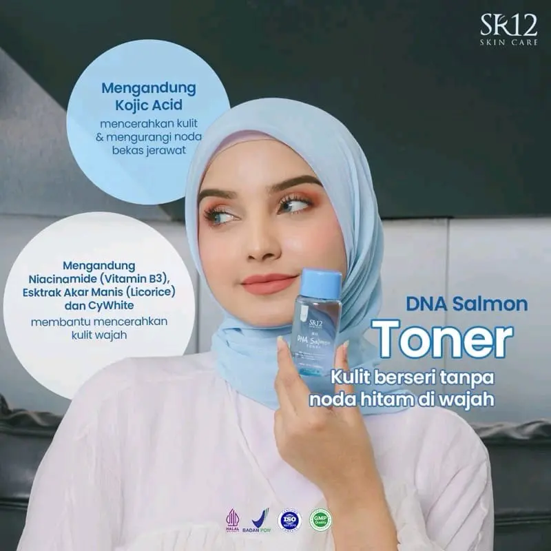 SR12 DNA SALMON PAKET 4in1 Mencerahkan Wajah 2