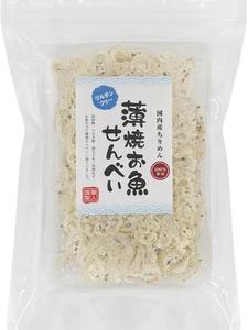 【薄焼お魚せんべい 50g ちりめん】お徳用袋 薄焼きいわし うす焼き イワシ カルシウム おさかな せんべい 煎餅 瀬戸内産100% グルテンフリー 国産 小豆島 子供 こども お菓子 おかし おやつ 出汁 おいしい シニア 高齢者 オリーブアイランド oliveisland