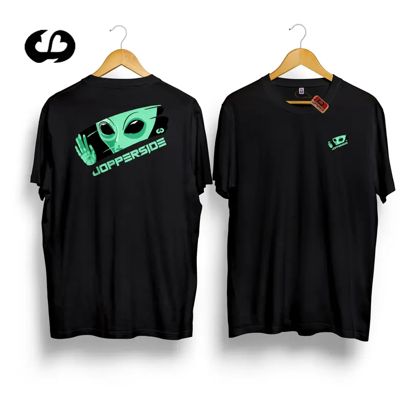 Jopperside kaos pria katun combed original distro premium ts520db alien 6