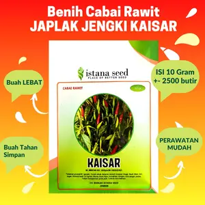 Bibit Benih Cabe Rawit Jengki Japlak Kaisar Istana Seed 10 gram