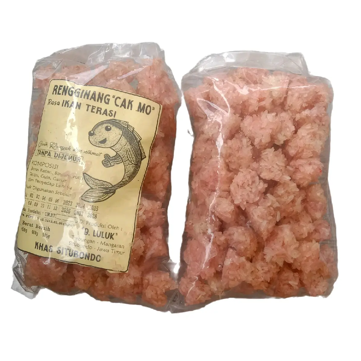 1pcs Rengginang Mentah Situbondo Rasa Terasi Bentuk Jujjuk/Jumput Tanpa Dijemur ±400g