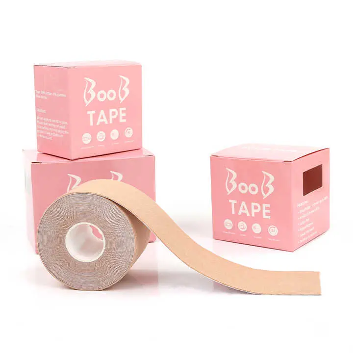 Body Boob Tape 5cm x 5cm Penutup Payudara Push Lift Up Pengangkat Cover Bra Tape Roll Selotip Pad Bh YY007 2