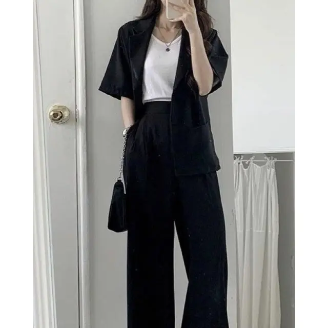 Dayana Set (3 in 1) 1 korean  one set style setelan celana set 3 in 1 korean style 0