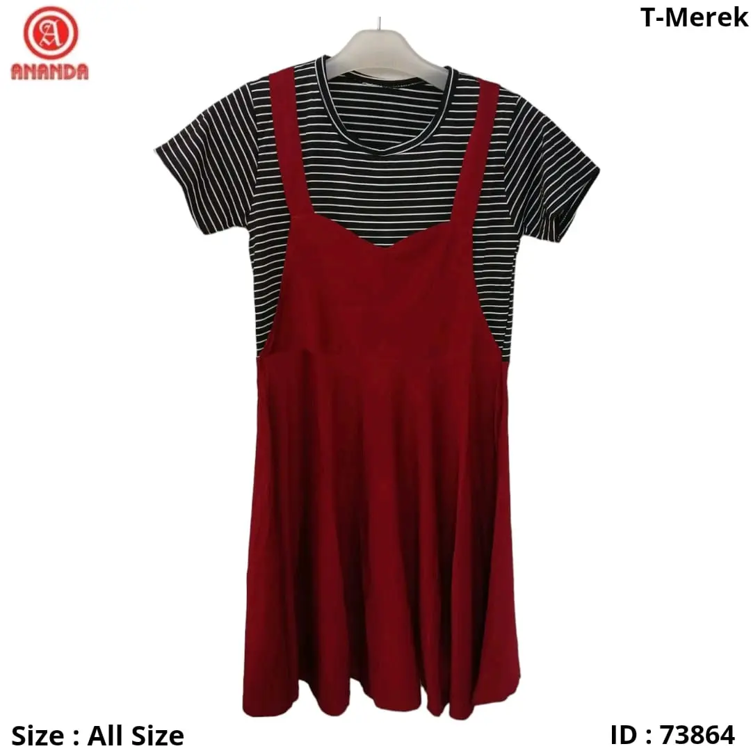 dres lengan pendek wanita dewasa tanpa merk all varian all size
