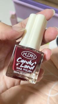 Product Review of Kudan Candy Land 10ML Cat Kutek Kuku Jari Tangan Kutikula Wanita Nail Polish Sun UV Lamp Peel Off Kering Art from R**a 1