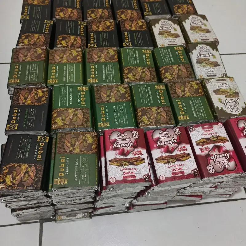 Coklat Dubai C21 Hijau | Dubai Chocolate C21 | Pistachio Kunafa Cokelat viral 7