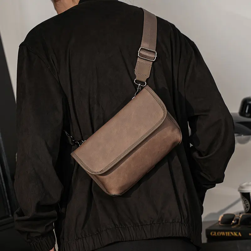 Boys' Shoulder Bag Trend Men's Crossbody Bag Street Fashion Small Bag Student Shoulder Bag Youth Postman Bag Shoulder Bag New