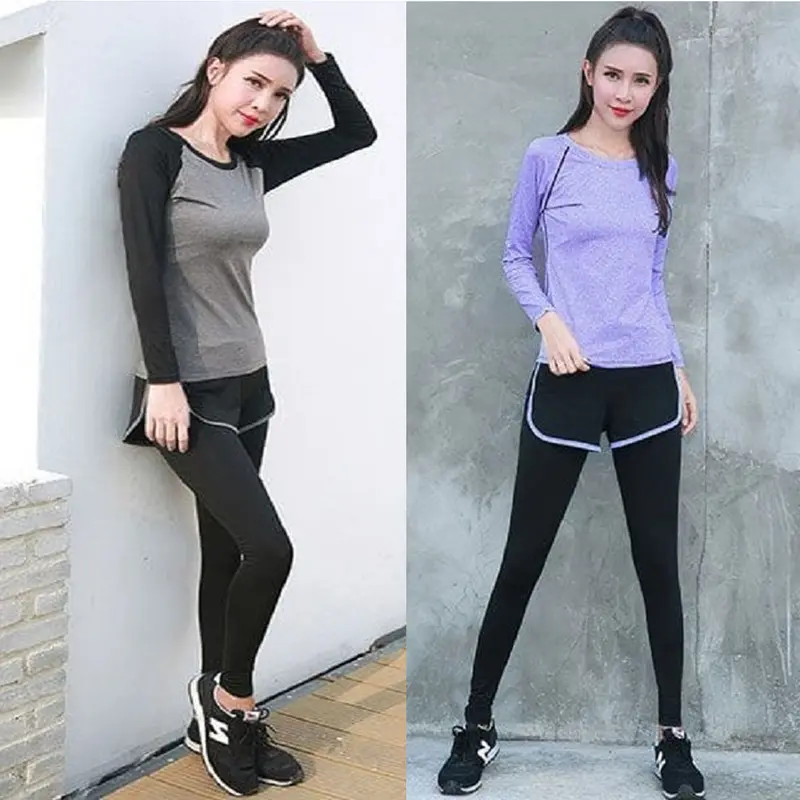 ( Promo ) Legging Celana Wanita Outdoor / Legging 2 Lapis Sport Terbaru / Legging Hotpants List Yoga Gym Fitness / Legging 2 in 1 Olahraga Kekinian 1