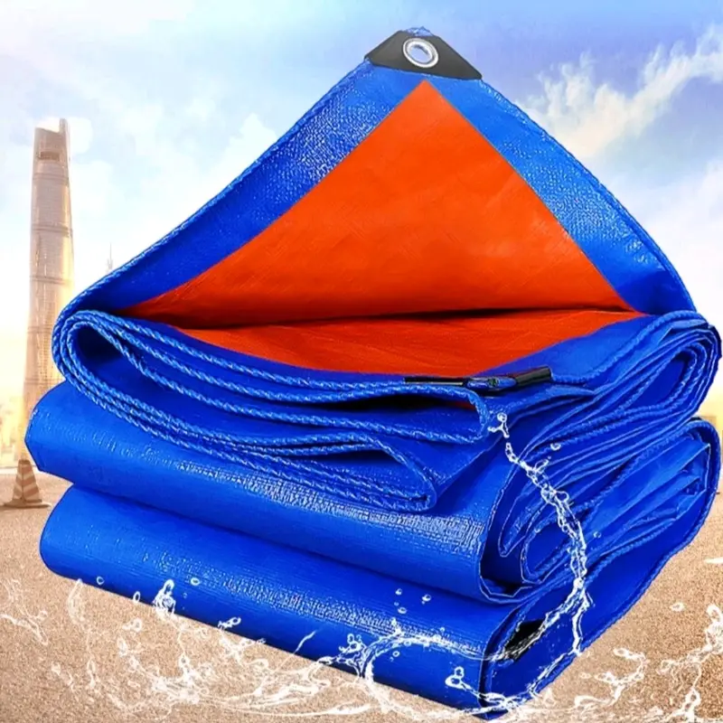 Terpal Plastik A12 Korea ukuran 5x7 Meter Waterproof Sudah Ada Lobang Mata Ayam Dan Tali 2