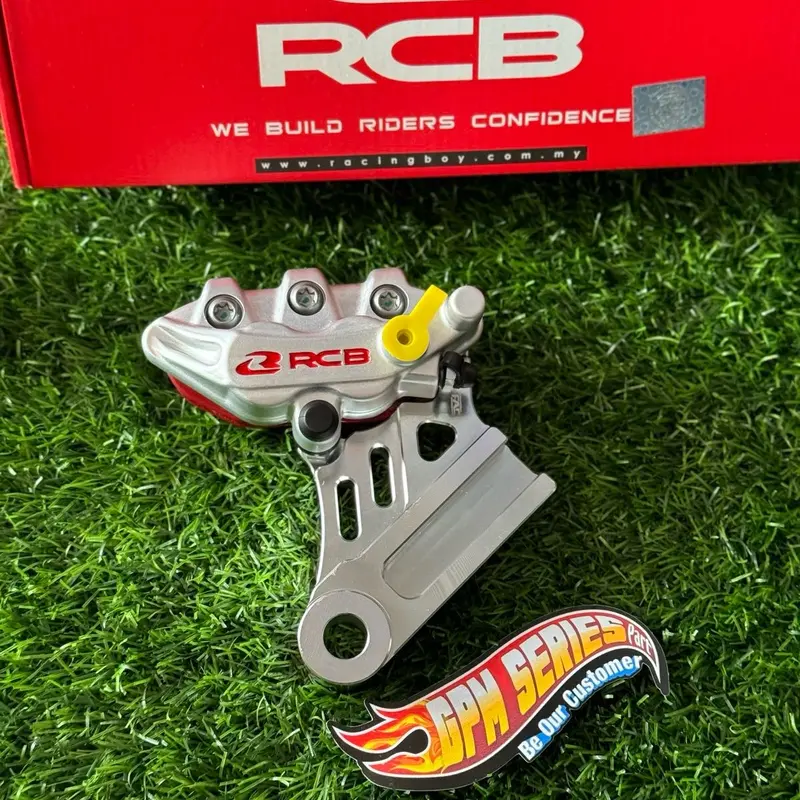 Pengereman Kaliper belakang ninja R SS RR ZX M OLD 150 RCB RACING BOY S series set breket cnc dan stanhub stanlis pnp piringan disk cakram 220mm Motorcycle 5