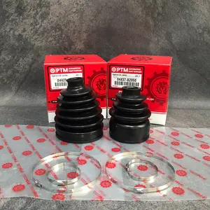 Boot Cv Joint/Karet Boot Toyota Agya-Ayla-Calya-Sigra  1.2cc 1Set 2pc In/Out Premium Genuine PTM 04425-BZ050/04437-BZ050 Bonus Clamp