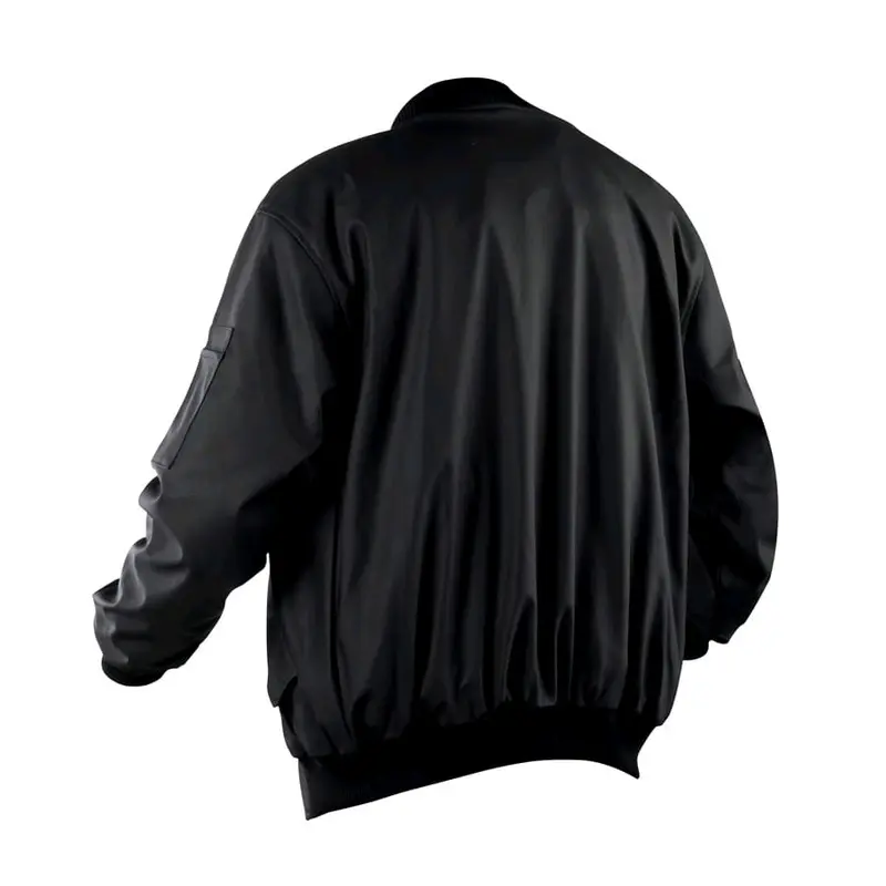 Jaket Bomber Pria Semi Kulit / Jaket Motoran Casual Distro  Cowok Dewasa jake tanti 4