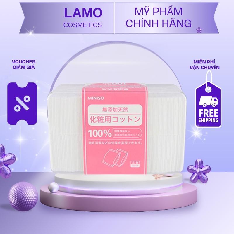 Hộp Bông Tẩy Trang Miniso 1000 Miếng – Nhật Bản