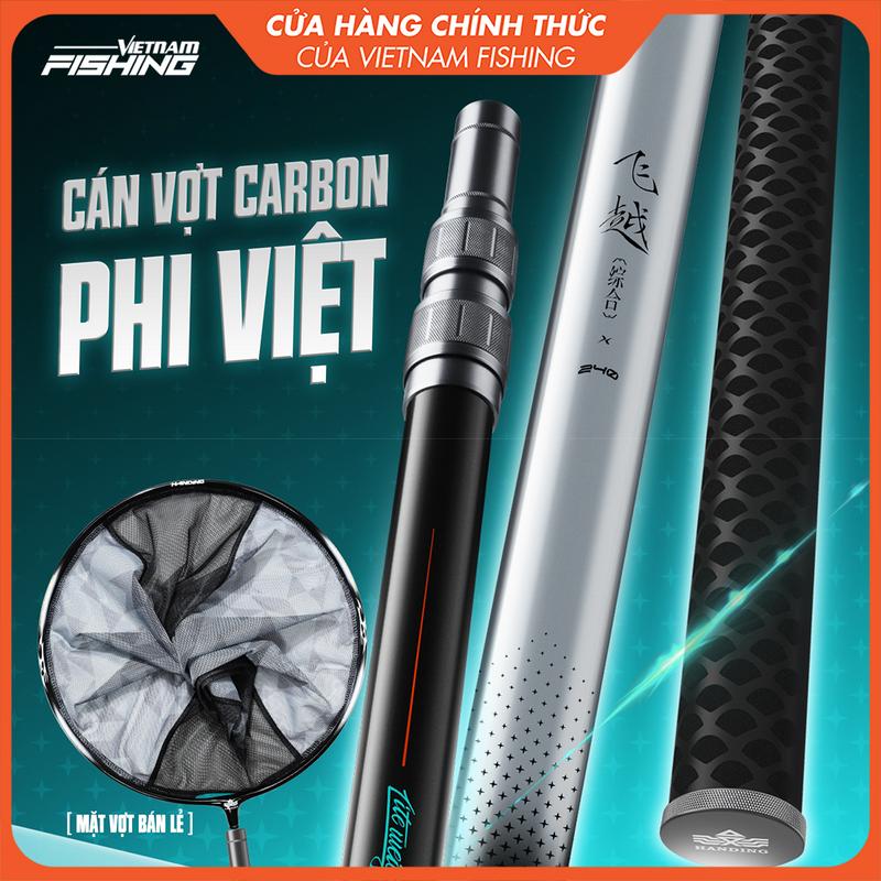  Cán Vợt Carbon HANDING Phi Việt - Phù hợp mọi loại mặt vợt 