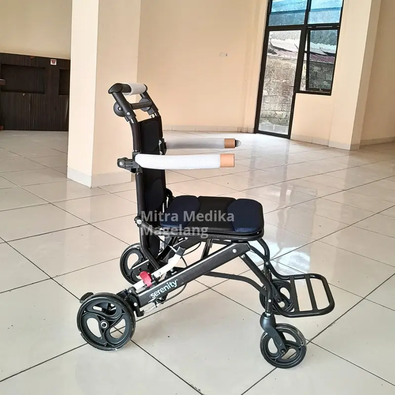 Kursi Roda Traveling Serenity T001 alat bantu jalan | design bahan yang Kuat 3