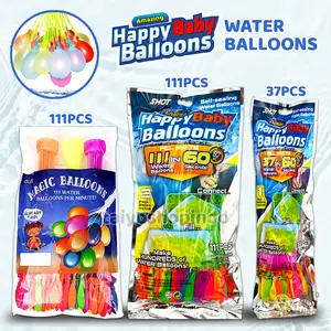 TAIYO Happy Baby Water Balloons 37 & 111pcs Magic Balloon Perang Balon Air Outdoor Mainan Anak