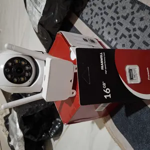 COD V380 Y33A Outdoor Dual Lens CCTV Camera Kecil HD 2MP Wi-Fi Koneksi Nirkabel Penglihatan Malam Lensa Ganda Kamera Keamanan Dua Pelayaran PTZ