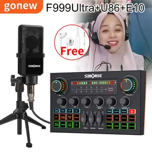 Gonew&miraaldila2024 rekomendasi bersama Soundcard F999ultra+U86+E10