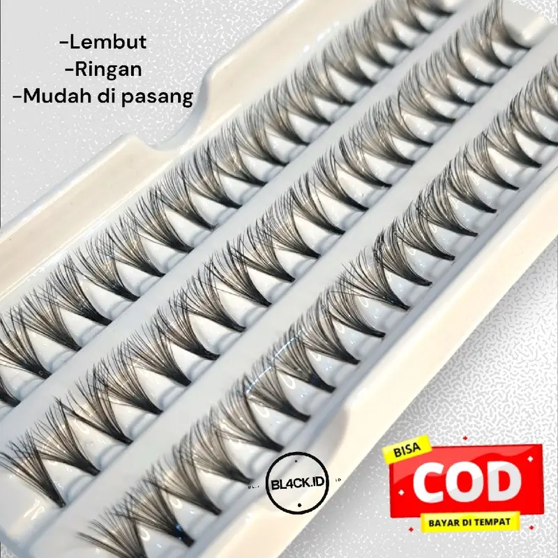 Bulu Mata Knot Free Premium Lentik Natural Eyelash - Bisa COD - Bulumata Extension 0