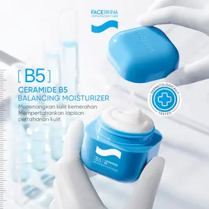 FACERINNA Ceramide B5 Balancing Moisturizer | Menjaga Skin Barrier Memperkuat Mencerahkan wajah Penyerapan cepat Menjaga Keseimbangan Minyak dan Air Kulit Menenangkan Kulit Pelembab Wajah Day Cream Night Cream Skincare BPOM Untuk Kulit Sensitif