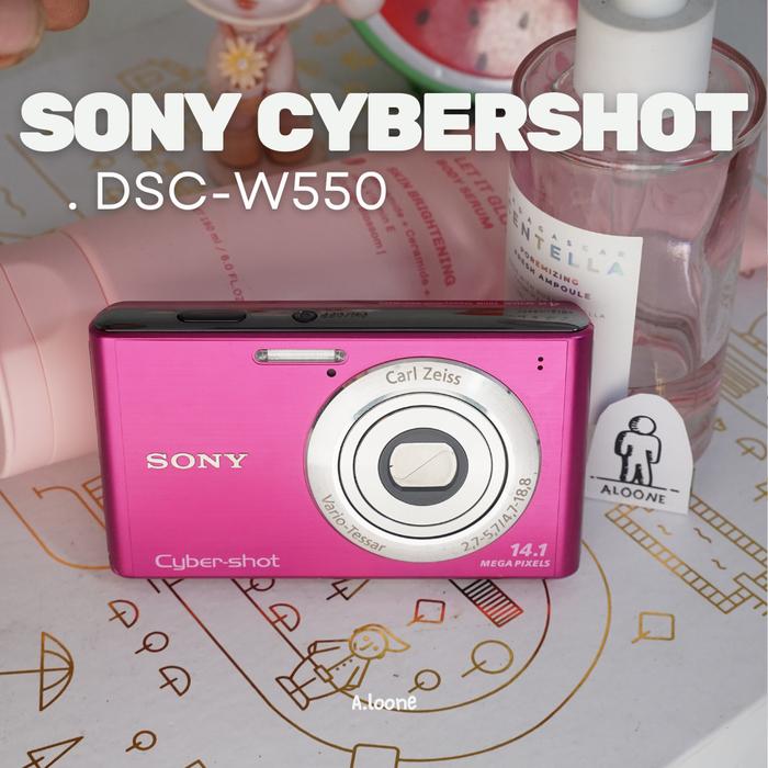 Jual Digicam Sony Cybershot DSC-W550 – Pink Edition - Kota