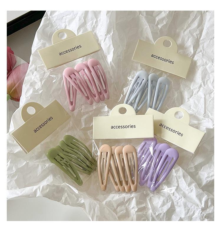 Product Introduction of Kẹp BB, Bộ 5 Chiếc, Màu Pastel Dễ Thương, Kẹp Tóc Mái, Kẹp Tóc, Hình Giọt Nước, Kẹp Tóc, Thời Trang, Dành Cho Trẻ Em Và Bé Gái, Phụ Kiện Tóc, Đồ Cài Tóc 3