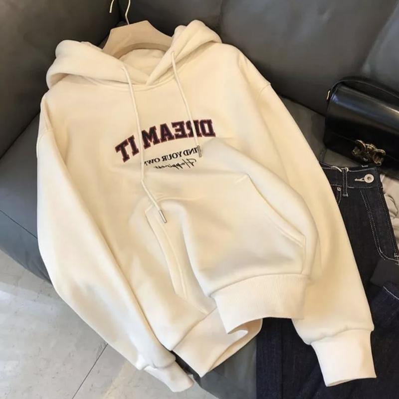 SWEATER HOODIE DREAM IT UNISEX SABLON DTF    Distro Fleece Digital 6